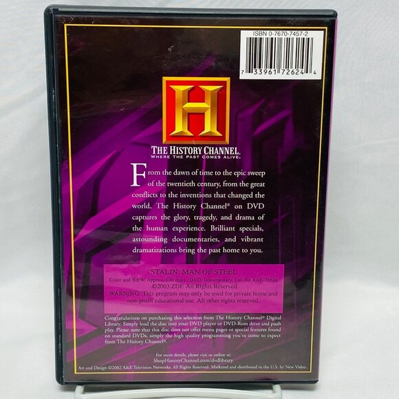 The History Channel Stalin Man Of Steel 2003 DVD Documentary - Picture 2 of 5